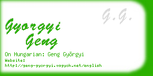 gyorgyi geng business card